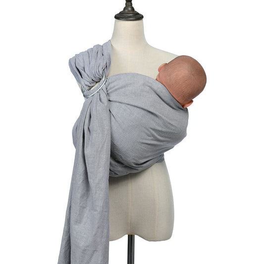 Ring cotton and linen baby sling