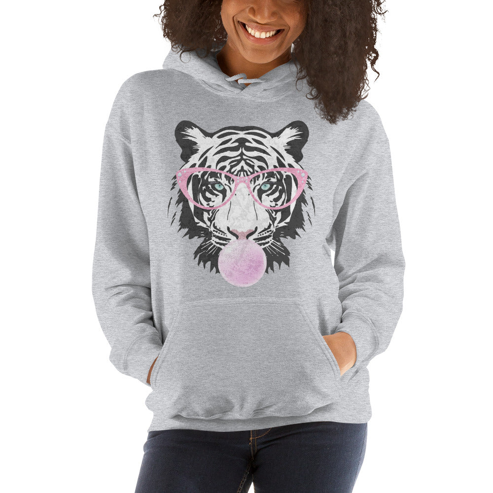 Bubblegum Tiger Unisex Hoodie